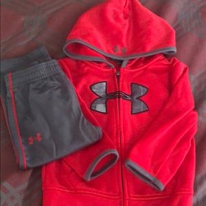 Under Armour - Red and Grey Sweatsuit